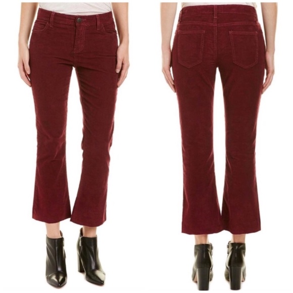 Current Elliott Cropped Flared Corduroy Jeans 25 - Picture 14 of 14